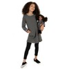 Leveret Girls and Doll Matching Sweatshirt Tunic Dress - 2 of 4