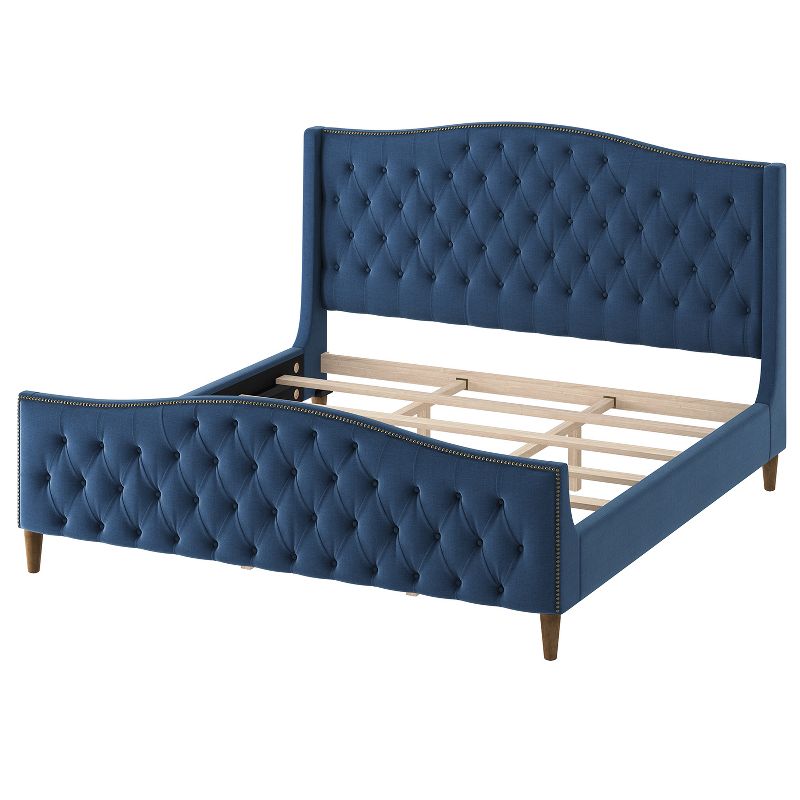 Dietrich Tufted Upholstered Bed with Headboard and Footboard | ARTFUL LIVING DESIGN, 2 of 10