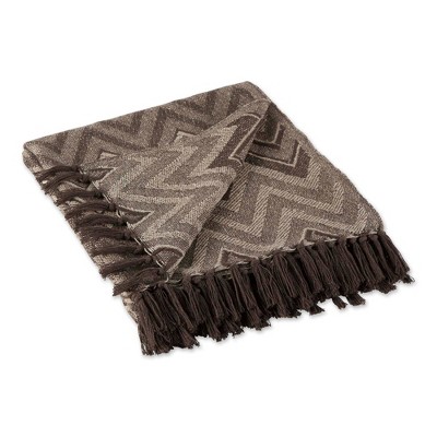 50"x60" Zig-Zag Chevron Throw Blanket - Design Imports