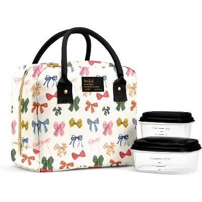 Paaaawaters Lunch Bag for Women - Insulated Large Lunch Box for Work with Containers, Stain-Resistant
