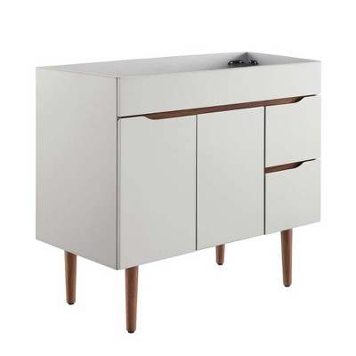 Modway Harvest 36" Bathroom Vanity Cabinet – Modern Design with Storage (Sink Basin Not Included)
