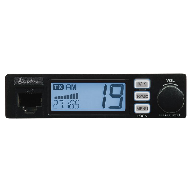 Cobra 19 MINI 40-Channel Fixed-Mount Ultra-Compact CB Radio with Instant Channels 9 and 19, 3 of 11