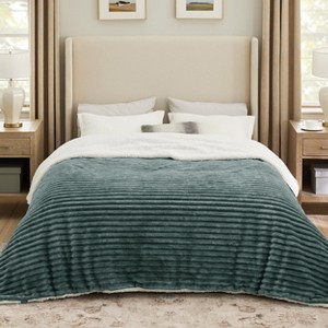 Bedsure Ultra-Plush Fleece Blanket - Warm Winter Blanket for Bed, Soft Home Decor Throw for Couch, All-Season Coziness - 1 of 4