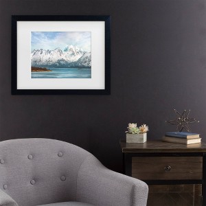 Trademark Fine Art Philippe Sainte Laudy In The Middle of The Blue Matted Framed Art - 1 of 4