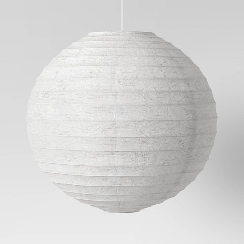 Paper Ceiling Pendant Gray Room Essentials