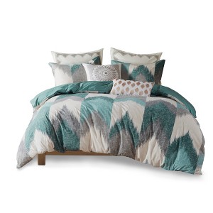 Gulches Full/Queen 3-Piece Duvet Cover Mini Set, Durable Design for Bedroom Refresh - 1 of 4