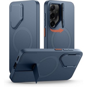 SURITCH for Samsung Galaxy S25+ Plus Phone Case, Magnetic Shockproof Protective Cover with Camera Cover & Adjustable Metal Kickstand - 1 of 3