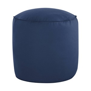 Sunbrella Canvas Outdoor Bean Pouf - Sorra Home - 1 of 3