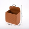 Unique Bargains Car Trash Can Hanging Car Air Vent Faux Leather Trash Bin 1 Pc - 3 of 4