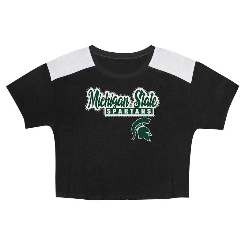 NCAA Michigan State Spartans Girls&#39; Boxy T-Shirt, 2 of 4