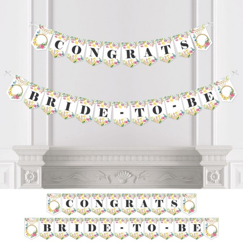 wedding congratulations banner