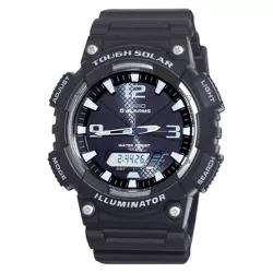 Men's Casio Solar Sport Watch - Black (AQS810W-1AVCF)