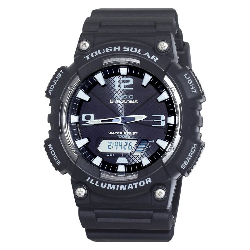 Men's Casio Solar Sport Watch - Black (AQS810W-1AVCF), 1 of 5