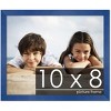 PosterPalooza | Photo Size Classic Modern Blue Frame - UV Acrylic, Foam Board Backing, Hanging Hardware - 2 of 4
