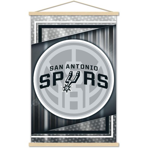 Trends International Nba San Antonio Spurs Logo 17 Framed Wall Poster Prints Target