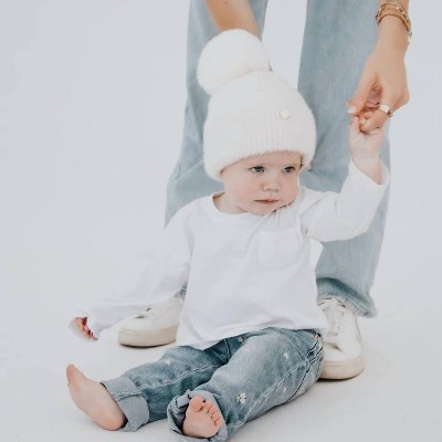 Gender Neutral Little Darling Fuzzy Beanie - Pretty Simple