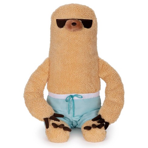 GUND Authentic Pusheen Friends Sloth in Sunglasses and Trunks 12" 