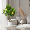 Orieon 2 Pack 19.7" Artificial Lemon Trees, Faux Potted Plants for Home, Kitchen, Living Room, Office Decor - 4 of 4