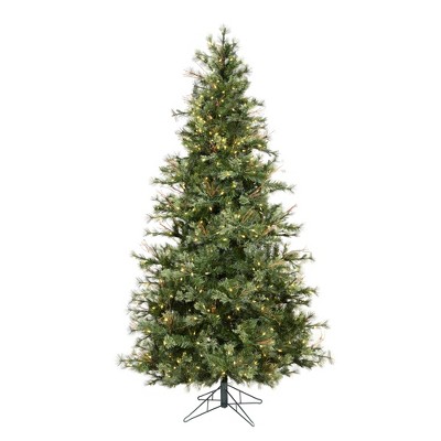 Vickerman Slim Mixed Country Pine Artificial Christmas Tree