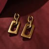 SOHI Women's Chainlink Drop Earrings - 2 of 3
