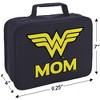 Wonder Woman Wonder Mom Logo Insulated Soft Sided Lunch Box - 2 of 4