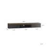 Sapphtopaz Wall Mounted Floating TV Stand for TVs Up to 70" with LED Entertainment Center with Storage Cabinets for Living Room - 4 of 4