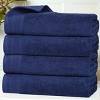 Honeycomb Waffle Border Cotton Medium Weight Towel Set by Blue Nile Mills - 2 of 4
