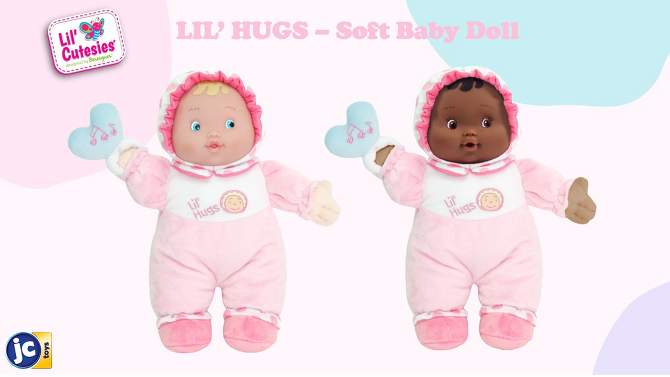 JC Toys Lil&#39; Hugs Your First Baby Doll - Blue Eyes, 2 of 7, play video