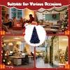 ChicFurnit Artificial Trees 6FT Christmas Tree Stands Spruce Artificial Christmas Tree Holiday Decorate Tree for Home Party, Black, 46"*46"*72" - 4 of 4