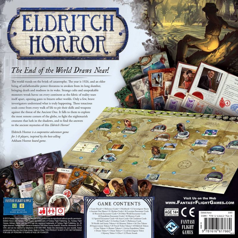Fantasy Flight Games Eldritch Horror Board Game, 4 of 8