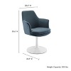 Modway Lippa Performance Velvet Swivel Dining Armchair - 3 of 4