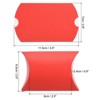 Unique Bargains Paper Rustic Surface Elegant Design Convenient Storage Gift Wrap Pillow Boxes 100 Pcs - 2 of 4