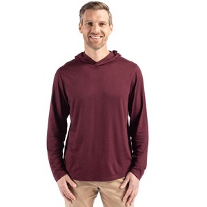 Cutter & Buck Coastline Epic Comfort Recycled Mens Hooded Shirt - 1 of 2