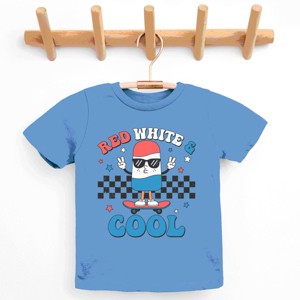 The Juniper Shop Red White and Cool Popsicle Youth Short Sleeve Tee - 1 of 4