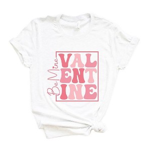 Simply Sage Market Women's Be Mine Valentine Block Short Sleeve Graphic Tee - 1 of 4
