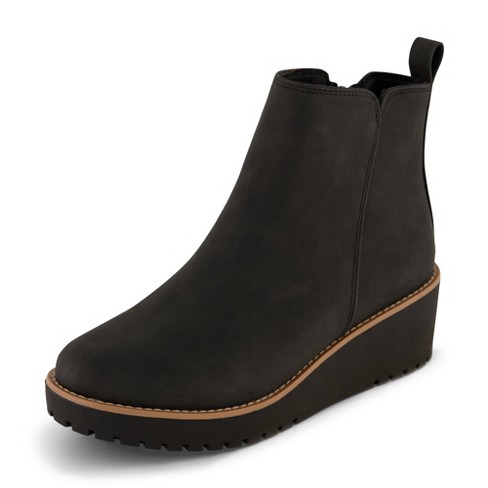 CUSHIONAIRE Women's Ilena wedge boot +Memory Foam, Wide Widths Available - image 1 of 4