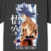 Dragon Ball Super Ultra Instinct Goku Men’s Charcoal Crew Neck Short Sleeve T-shirt - image 2 of 3