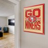 NFL San Francisco 49ers Slogan Series Wall Art: MDF Vertical Decorative Garlands - 3 of 4