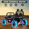 24V Kids Off-Road UTV, 2-Seater Electric Ride On with Remote Control, Bluetooth Audio, Dual Motors, Outdoor Vehicle for Ages 3-8 - 4 of 4