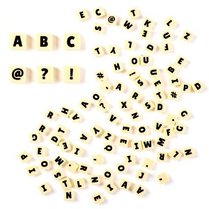 Strictly Briks AlphaBriks - 200 1x1 Alphabet Letter Bricks with Drawstring Bag - 100% Compatible with All Major Brands - 1 of 4