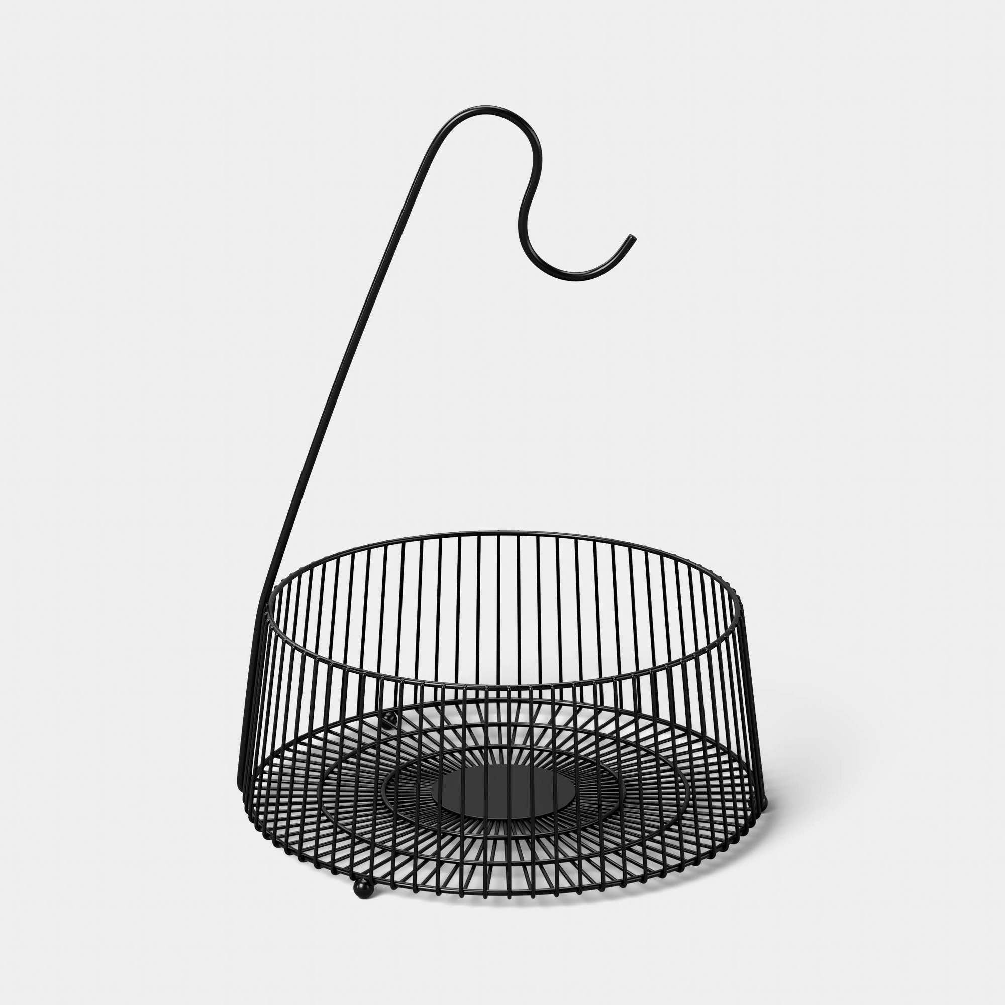 Wire Black Banana Hanger Basket Black - Room Essentials™