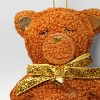 5" Christmas Fabric Teddy Faux Shearling Ornament - Wondershop™ - 3 of 3