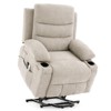 Power Lift Recliner Chair, Oversize Electric Recliners for Elderly with Heat and Massage, Stand Assist with Cup Holders, Side Pocket - 2 of 4