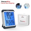 ThermoPro TP65W Indoor Outdoor Thermometer Digital Wireless Hygrometer Temperature Humidity Monitor with Jumbo Touchscreen and Backlight Humidity Gauge - 2 of 4