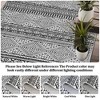 Modern Geometric Area Rug, Machine Washable Large Carpet with Non-Slip Backing for Living Room, Dining Table, Bedroom Farmhouse Home Office Decor - 2 of 4