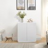 unipaws Tall Cat Litter Box Enclosure with Shelves - 2 of 4