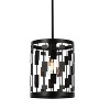 Elegant Lighting Levante 1 light pendant in black - 3 of 4