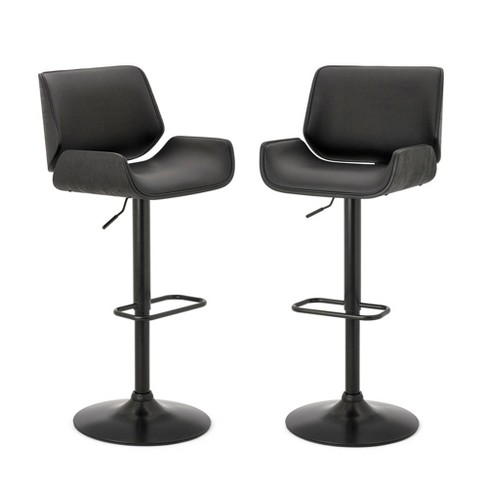 Black bar stools adjustable new arrivals