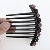 Unique Bargains Women's Flower Shape Hair Insert Comb 1 Pc - 3 of 3