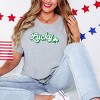 Simply Sage Market Lucky Outline Short Sleeve Tee - 3 of 4